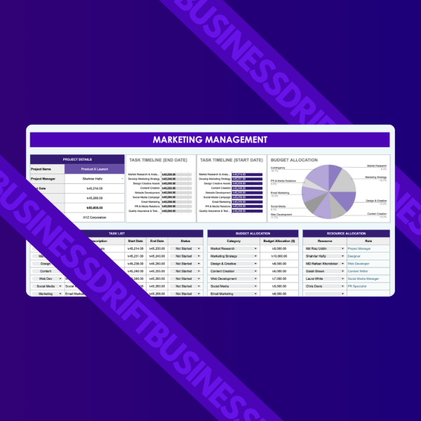 Business Management Sheets - All in One - Image 8